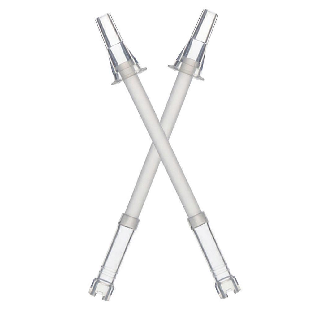 Silicone Straw Drinking Straws for Drinking Use Transparent 2Pcs Set