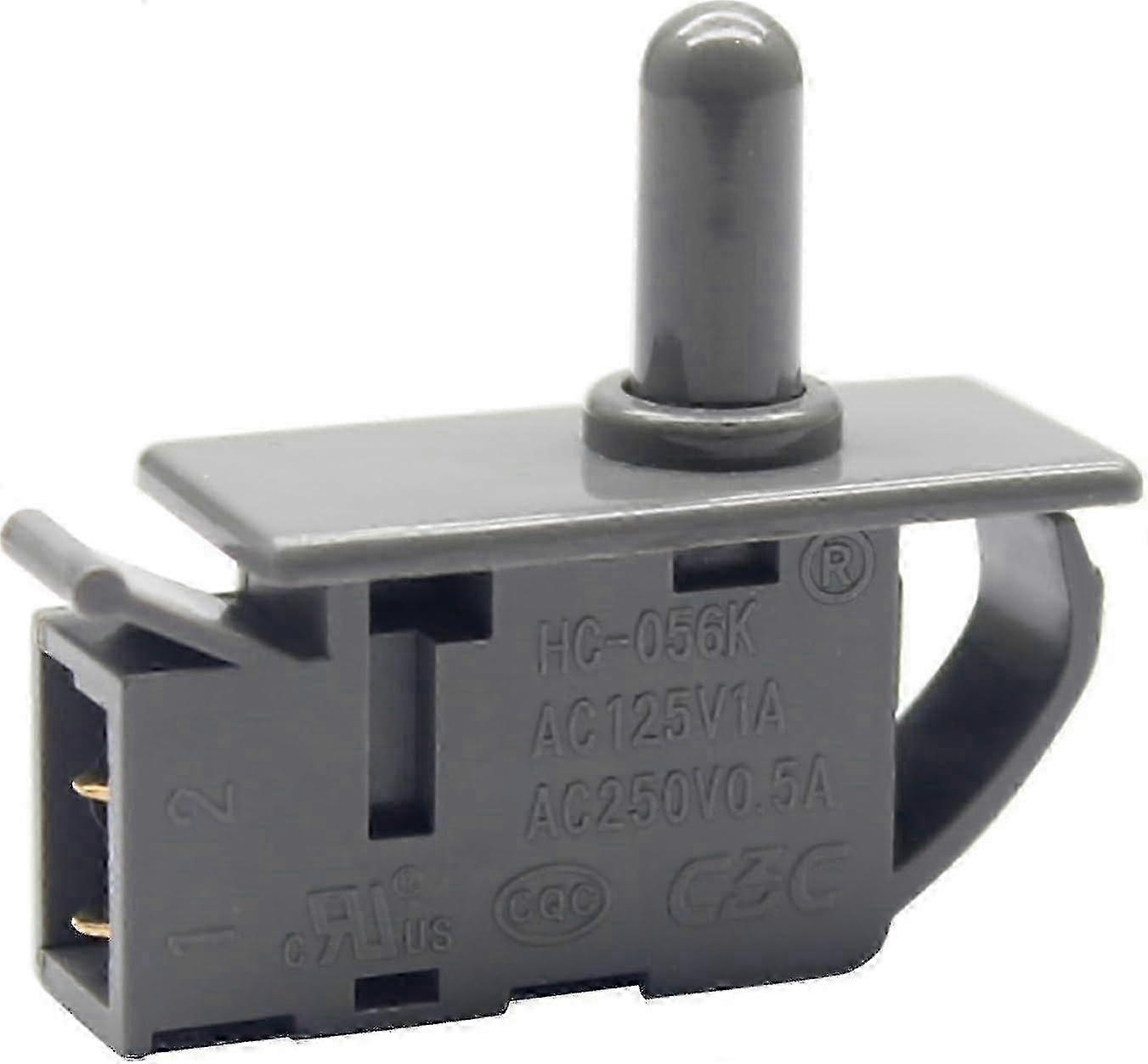 Push Button Door Switch, for Refrigerator Light Repair and Maintenance