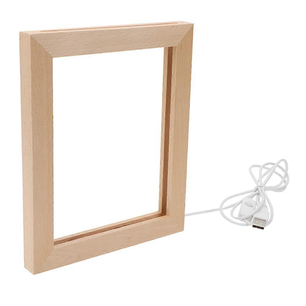 Glowing Photo Frame with LED Light for Table Decoration