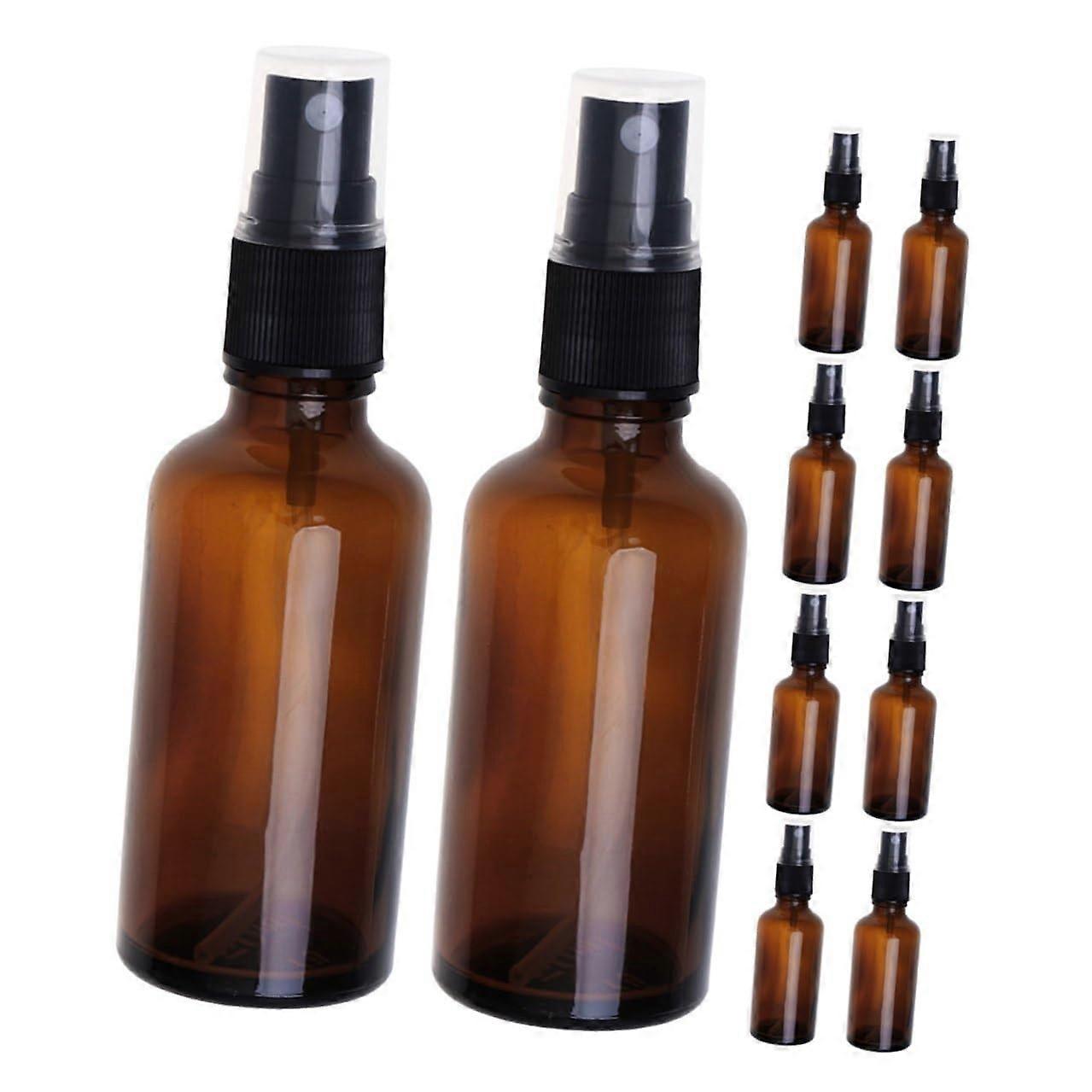 10pcs Refillable Perfume Bottle Set, Compact Leakproof Travel Spray Containers for Fragrance 100ml