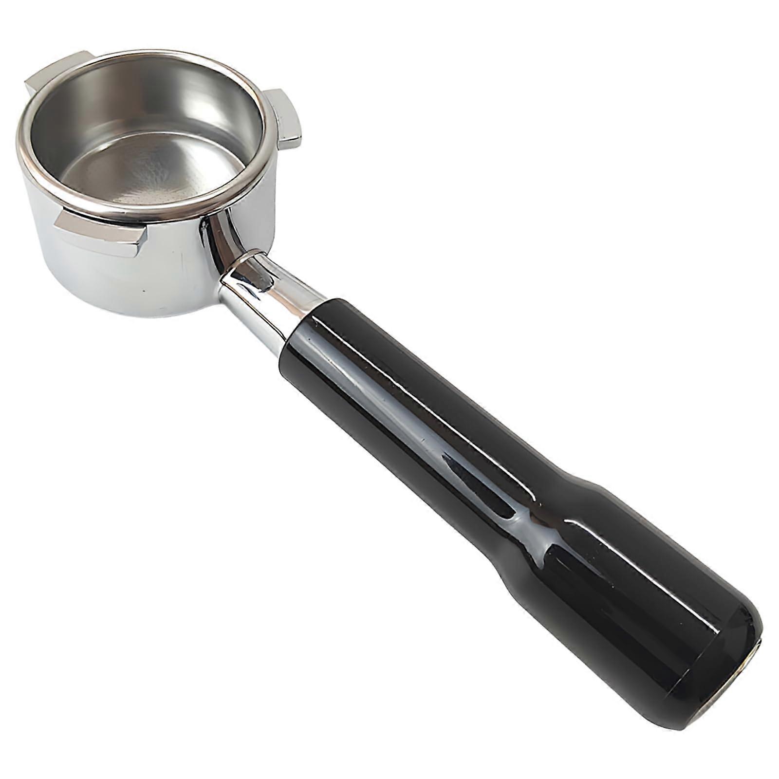 54mm Stainless Steel Bottomless Portafilter for Precision Extraction and Crema Optimized Espresso