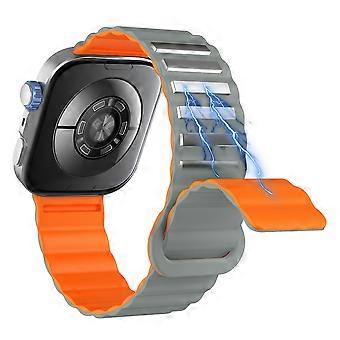 For Huawei Watch Fit 4 Pro/4/3 Magnetic Band Wave Pattern Adjustable Replacement Silicone Watch Stra