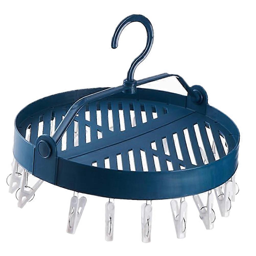 Round Multifunctional Drying Rack Suitable For Socks And Baby Clothes Featuring Foldable And Space Saving Attributes 1Set