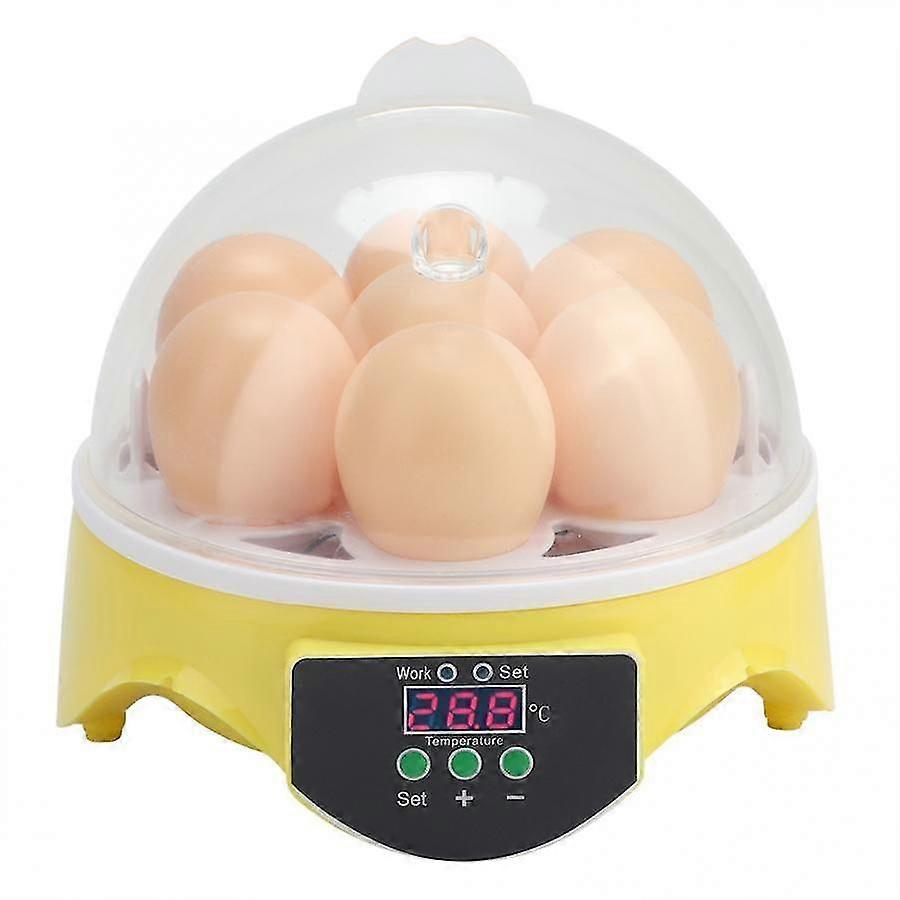 Mini Digital 7 Eggs Incubator Automatic Temperature Brooder Chicken Duck Bird Egg Hatcher 110 220v Farm Poultry Hatchery Machine