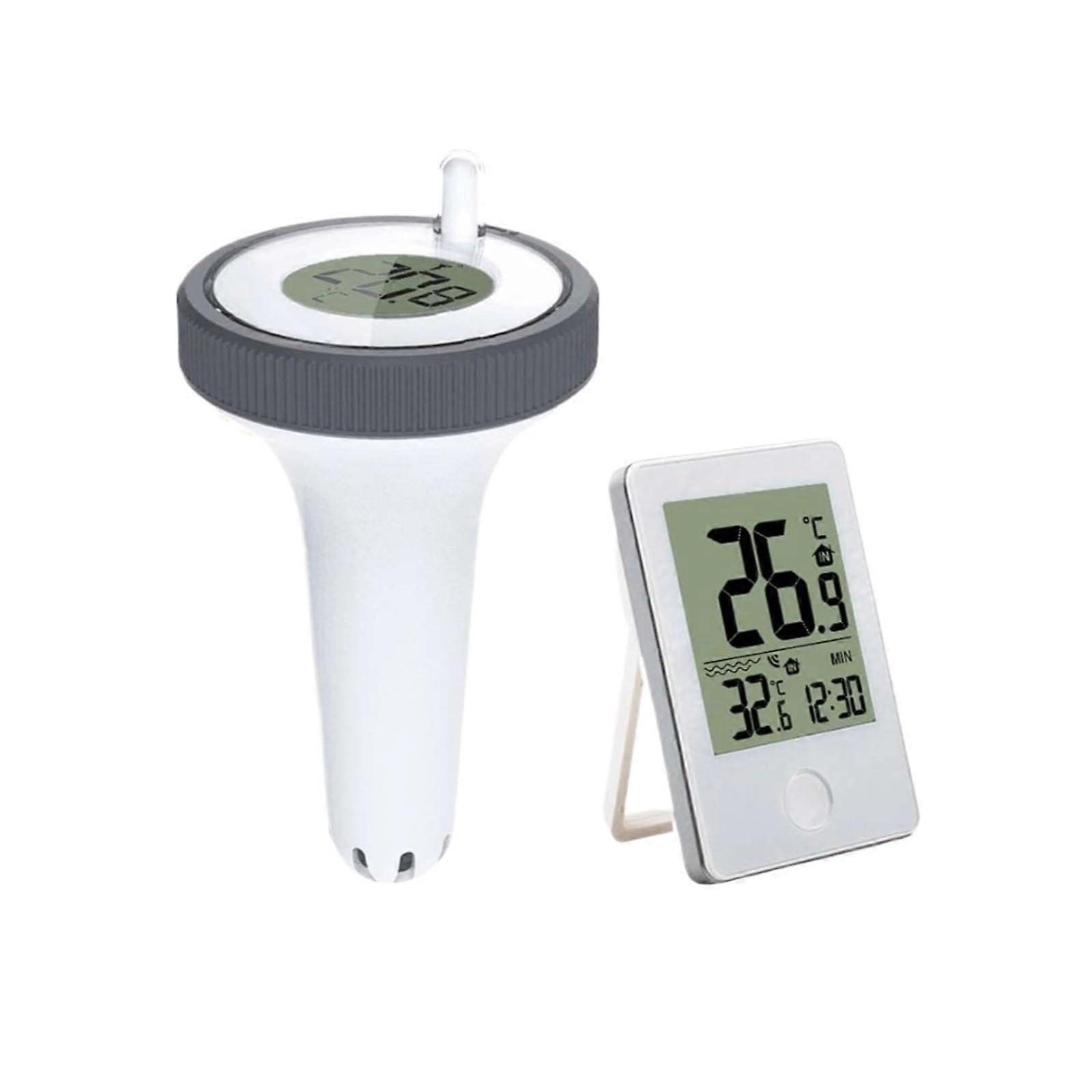 Wireless Floating Digital Pool Thermometer with Clear Display for Accurate Outdoor Temperature Reading