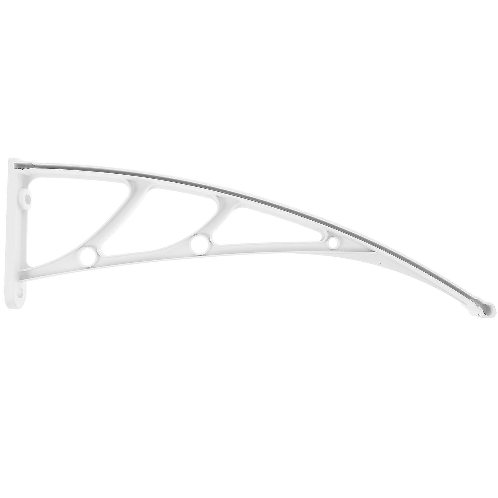 White Plastic Steel Awning Bracket for Patio Canopy Support