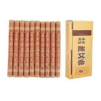 10pcs 10:1 Traditional Smoke Moxibustion Therapy Massage Moxa Sticks Roll Health Care (Grey) 2025