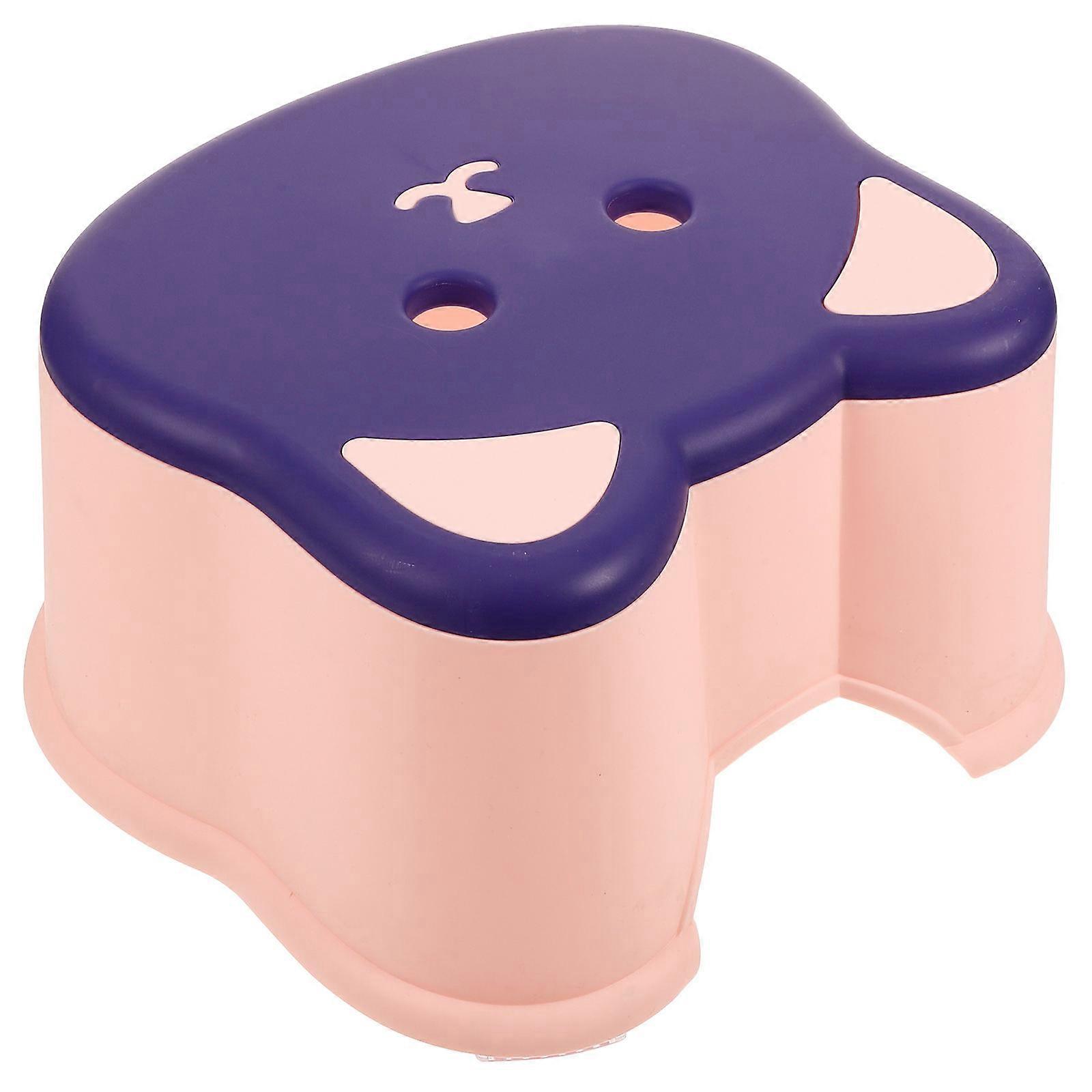 Children Step Stool Colored Plastic Stool for Home Use 1 Piece