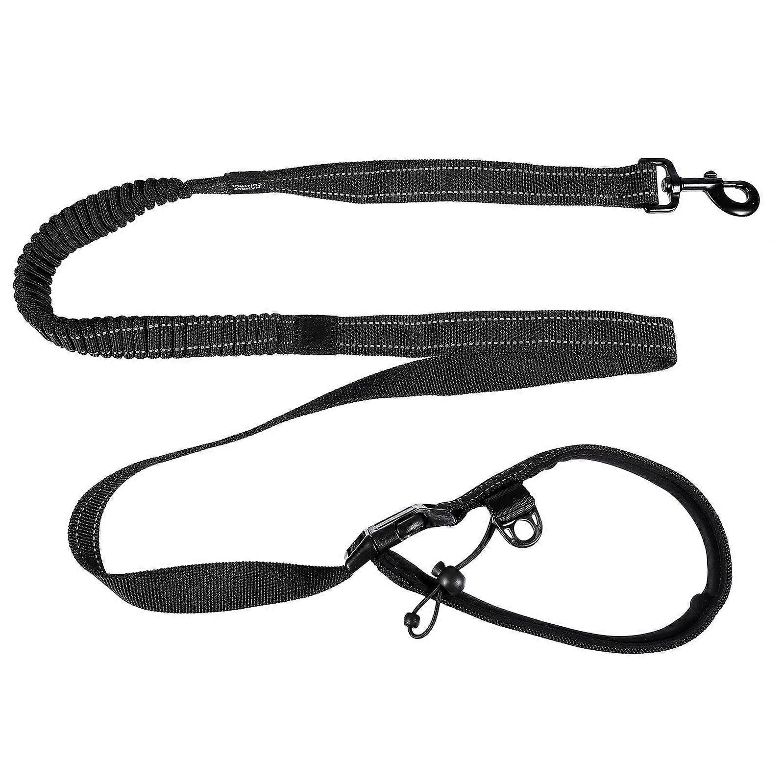 Black Reflective Pet Dog Leash Multi-Function Hands Free Leash