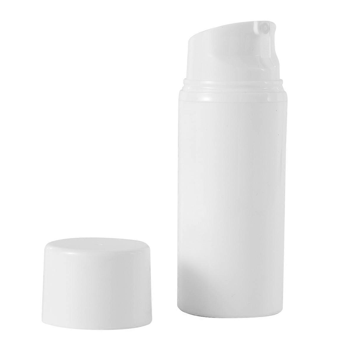 Empty Bottle Press Bottle Subpackaging Container for Storage Use 3Pcs White