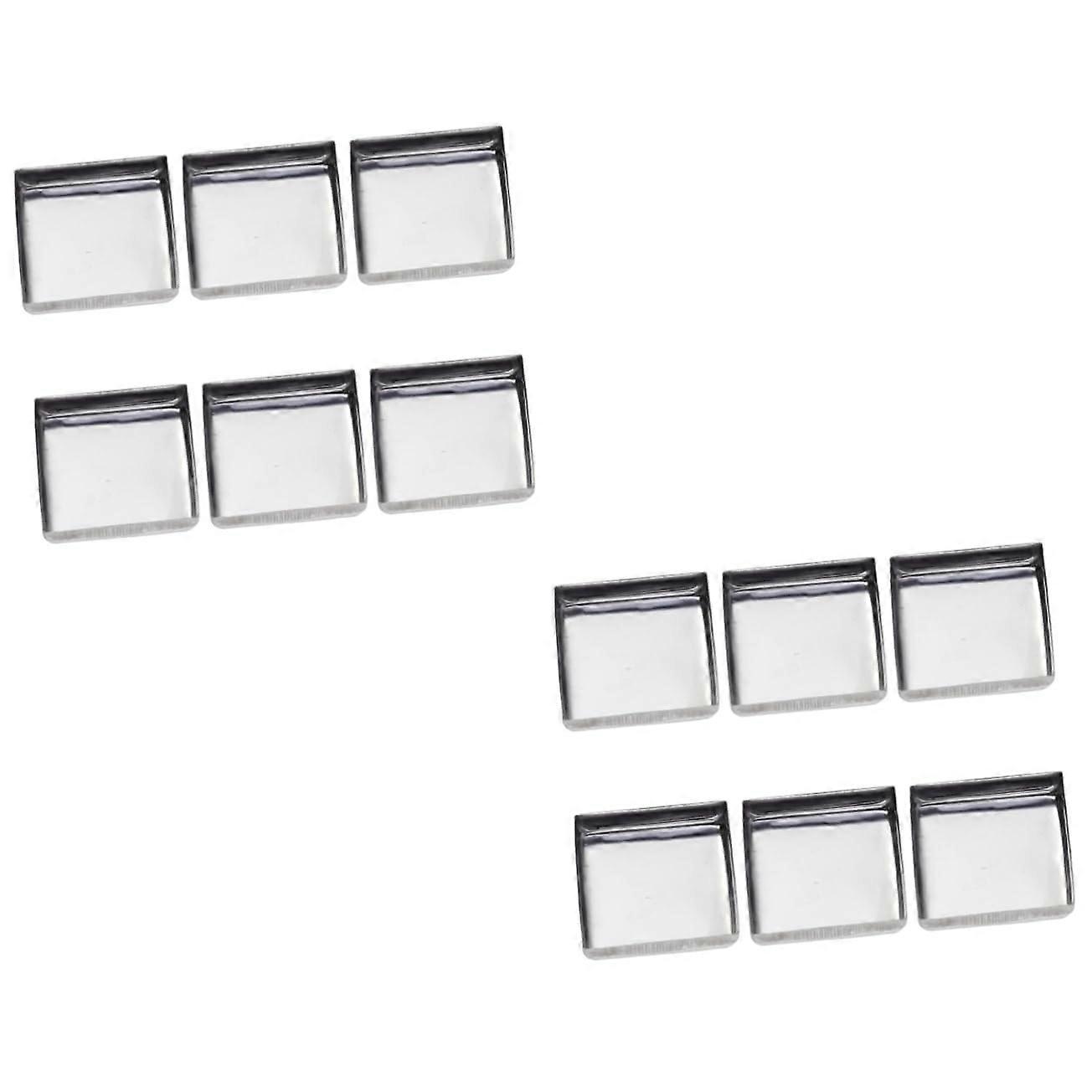 Empty Eyeshadow Pans DIY Makeup Tin Pans for Pressed Powder, Durable Metal, 2 Sets 60pcs