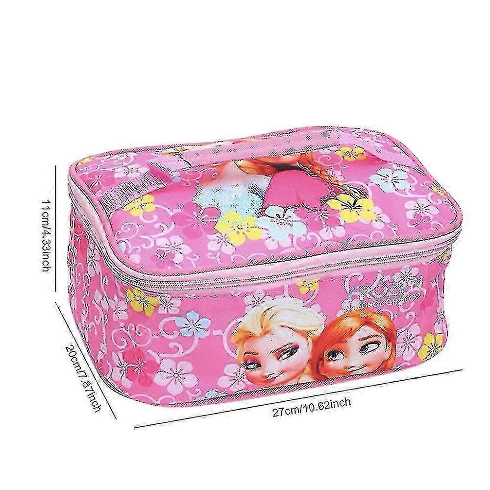 Spiderman/frozen/cars Cartoon Lunch Bag For Kids, Cute Insulated Lunch Box Container Reusable Cooler Lunch Bag For Girls And Boys, School Picnic Trave