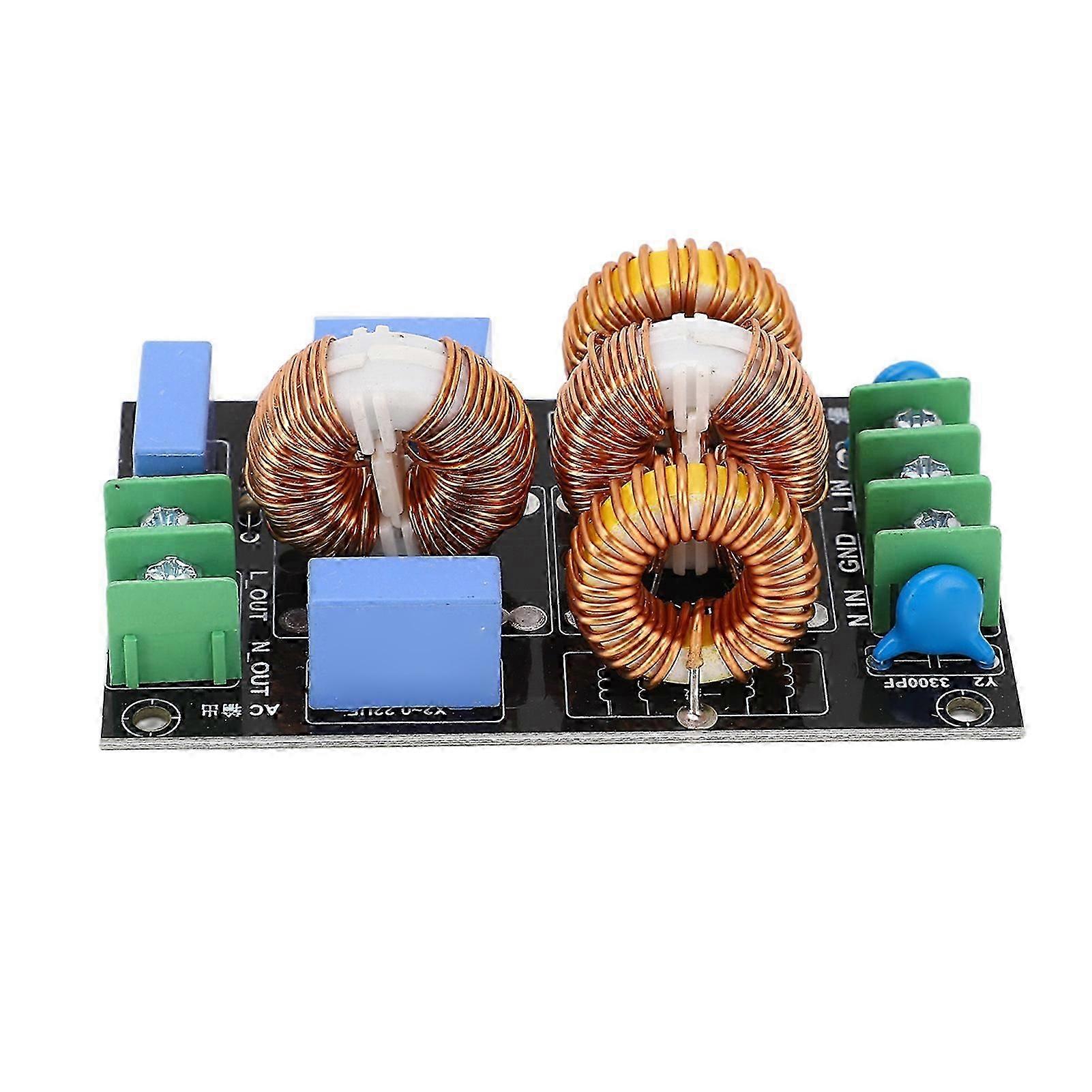 4A FCC EMI Power Filter Module 3 Stage High Frequency Audio Amplifiers Filter AC110V250V