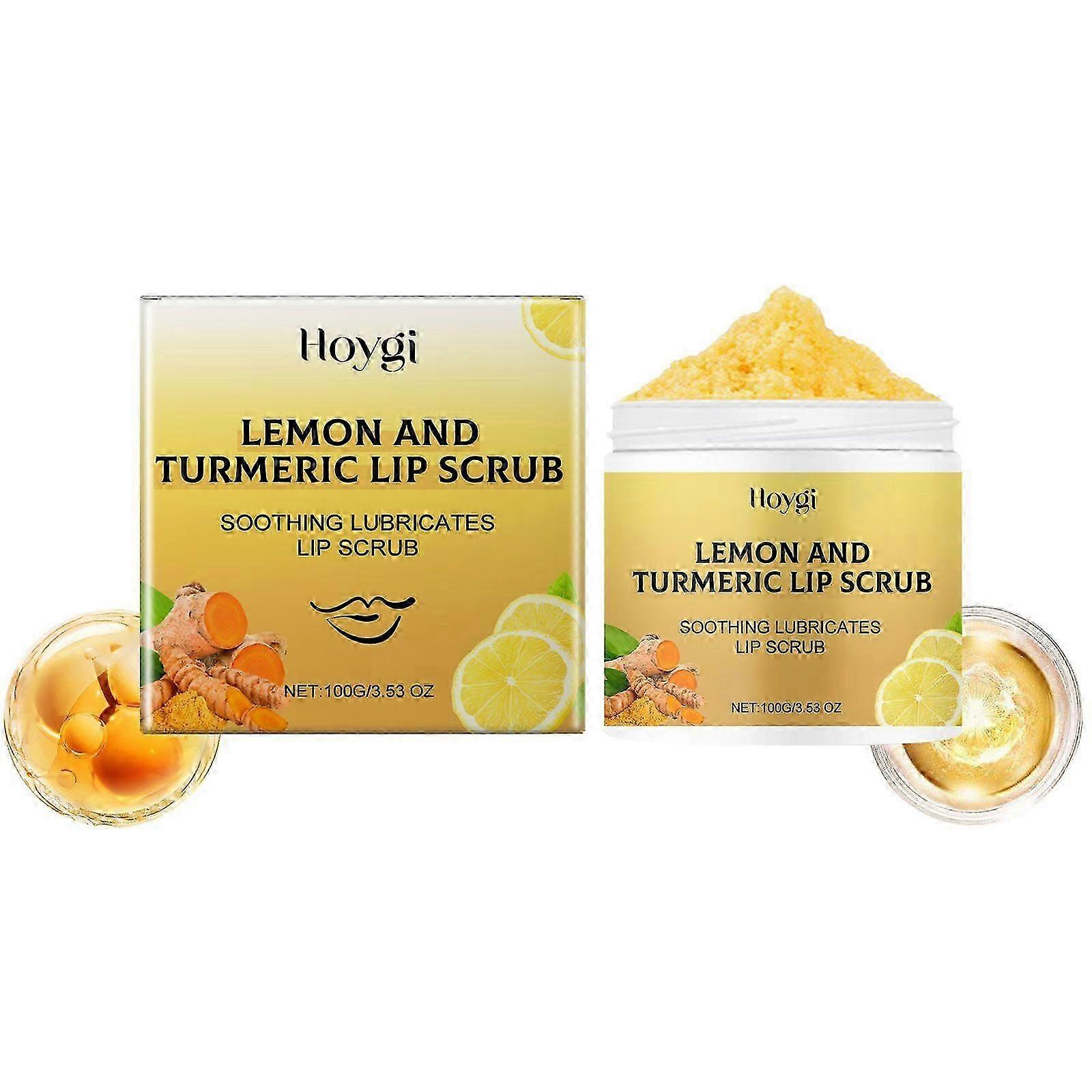 Turmeric Lemon Lip Scrub