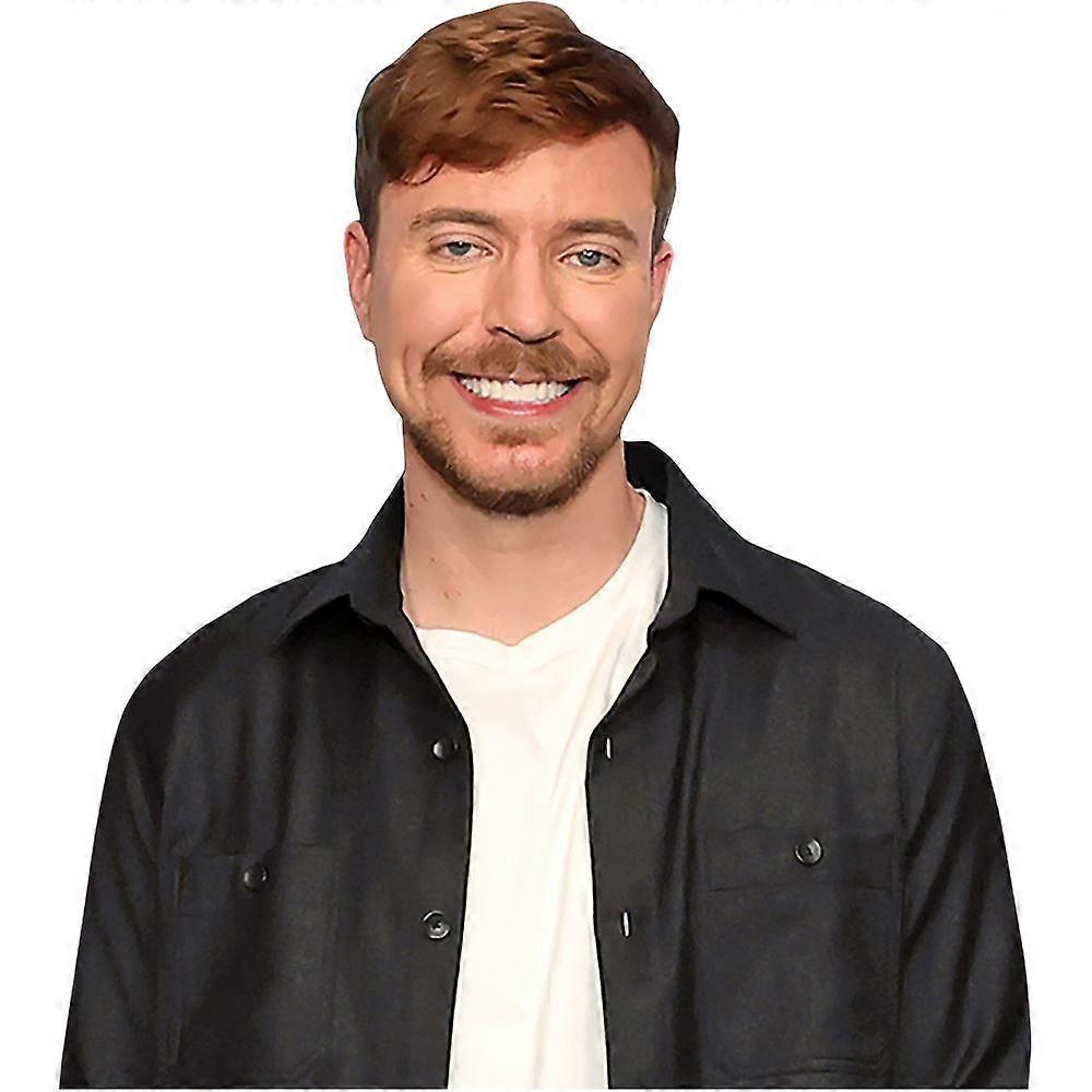 Jimmy Donaldson (Black Jacket) Half Body Buddy Cutout