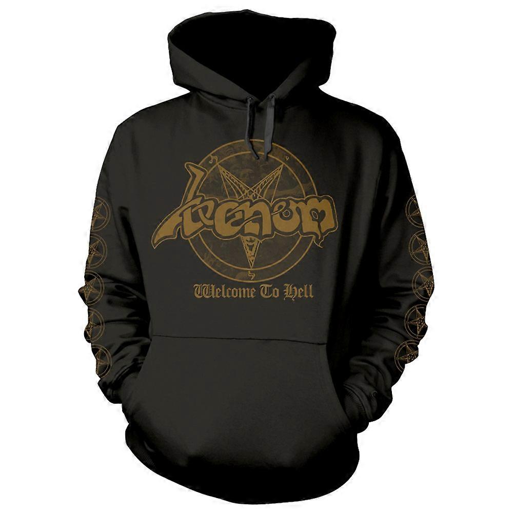 Venom Welcome To Hell Gold Logo Pullover Hoodie