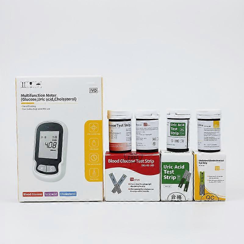 Cholesterinmonitor für zu Hause - TC/HDL/Triglycerid-Lipidanalysator mit Farbdisplay