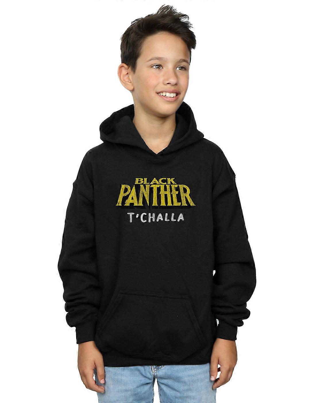 Chicos de Marvel Black Panther AKA Challa con capucha