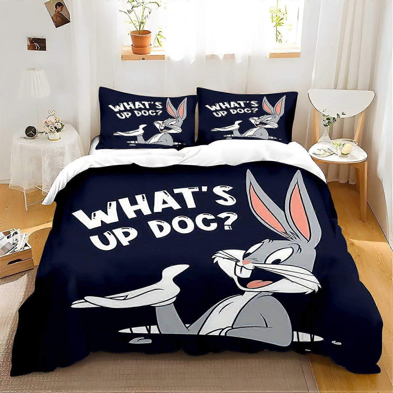 3pcs 3pcs Bedding set Bedding Set Bugs Bunny Cushion Cover