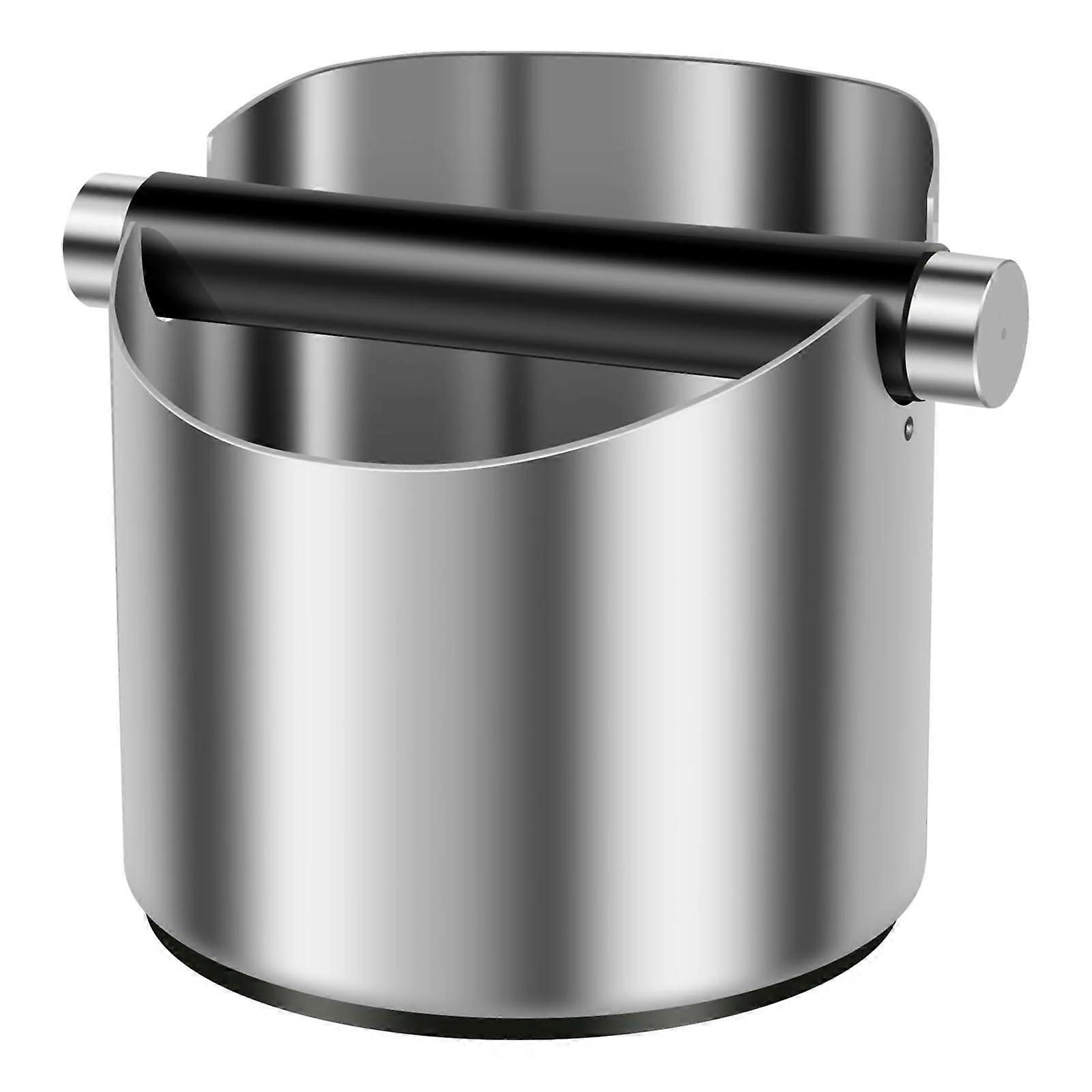 Large Coffee Knock Box for Barista with NonSlip Base, Easy Clean Surface and Durable Design