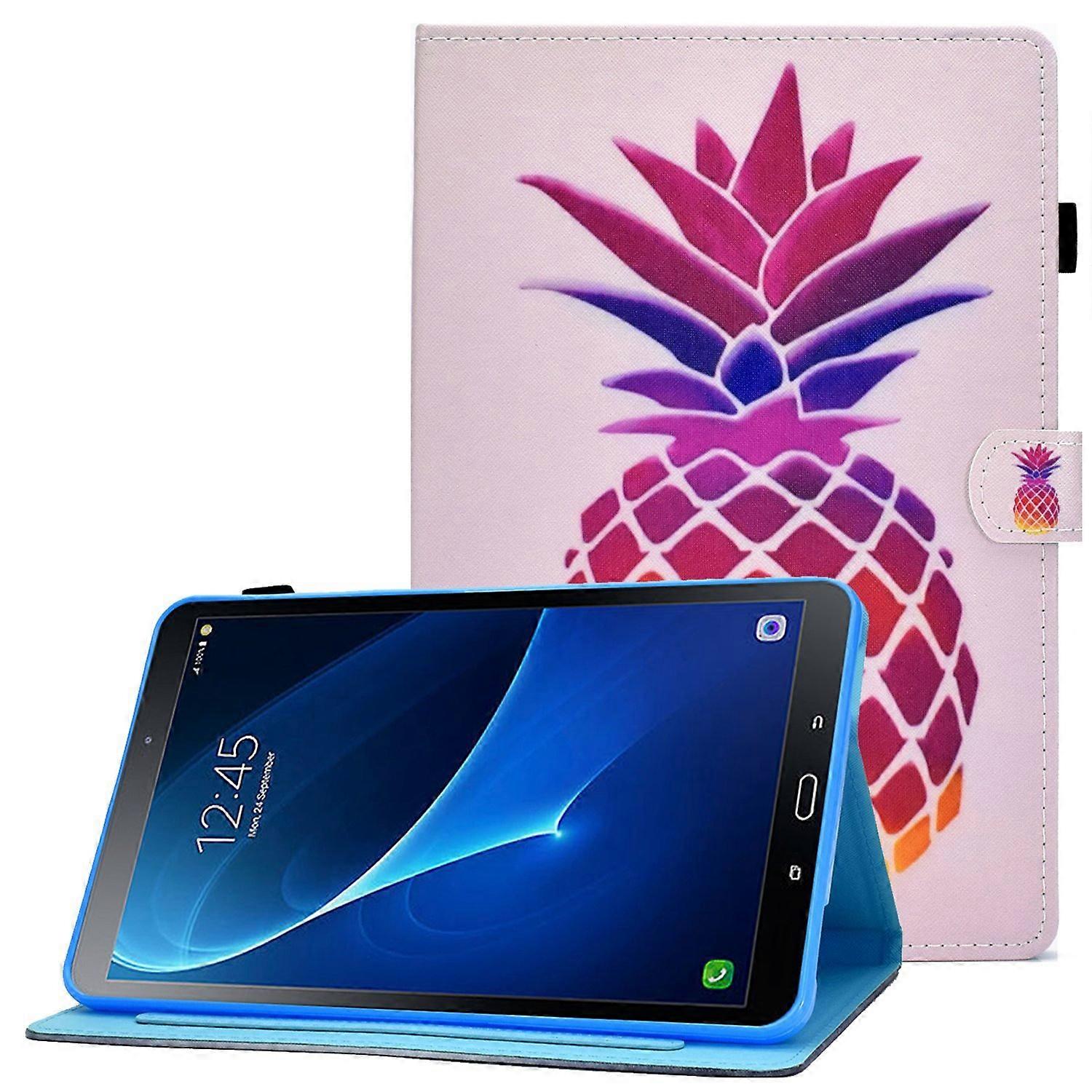 For Samsung Galaxy Tab A 10.1 (2016) (T580/T585) Shockproof PU Leather Tablet Case Stitching Pattern