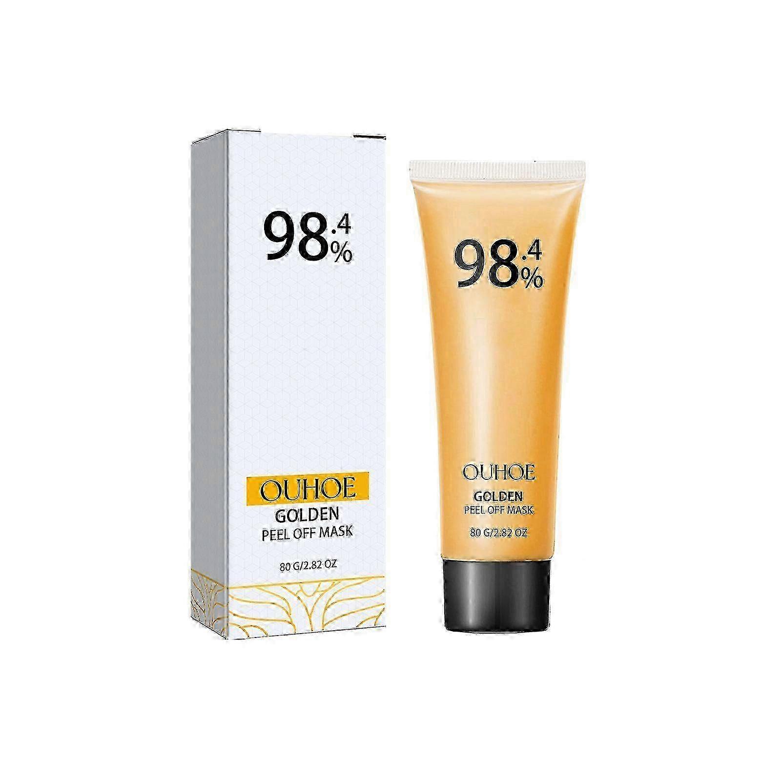 Máscara Peeling com Ouro 24k Limpa Profundamente a Pele e Remove Cravos