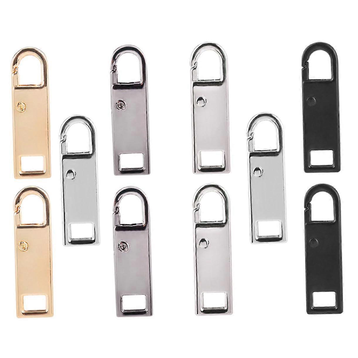 Zipper Pull Replacement Kit 10pcs Durable Universal Fit for Bags Jackets Luggage Clothing