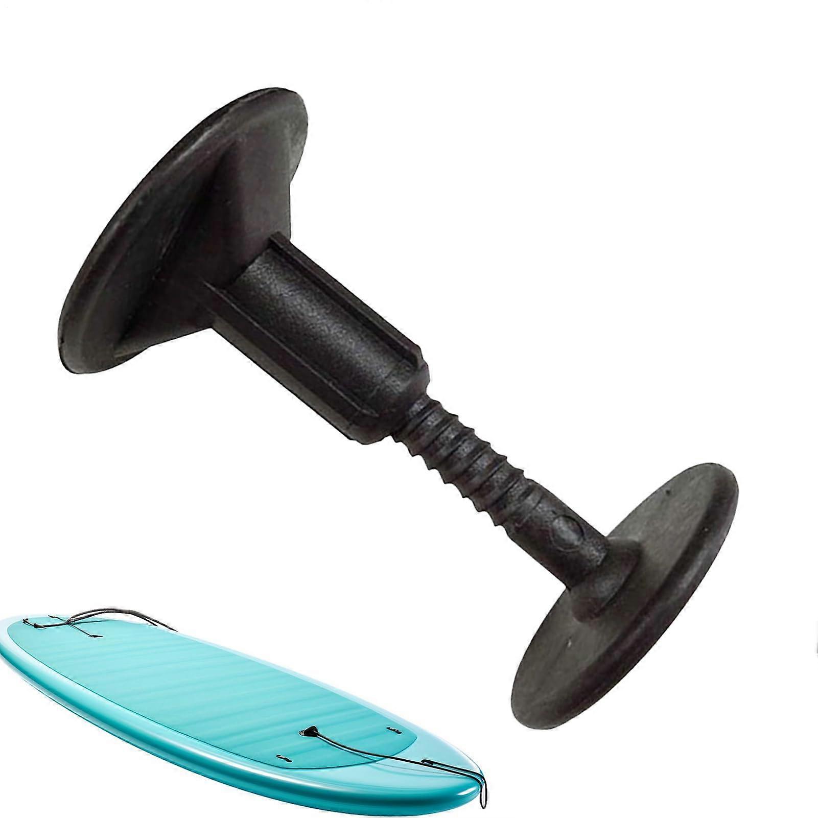 Universal Surfboard Leash Plug with Lightweight Rope Stopper and Tool Connection