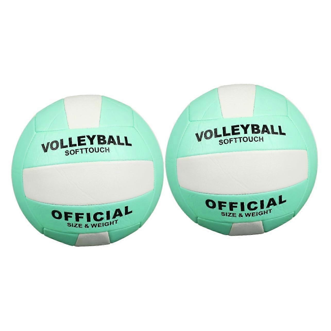 2pcs Soft Indoor Volleyball Set with  Elasticity Material for Training and Practice