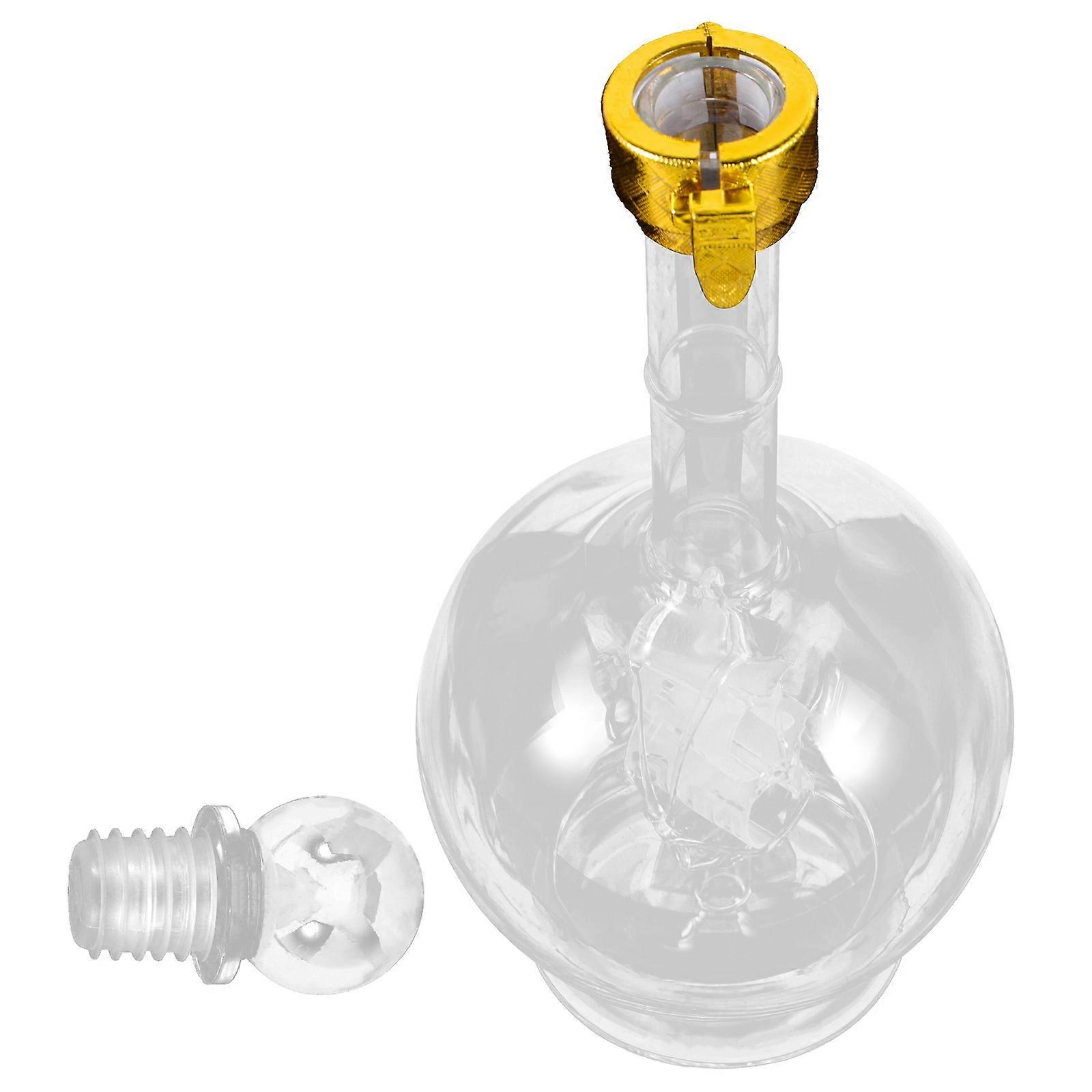 Whiskey Glass Decanter for Storage Use 500ml Transparent