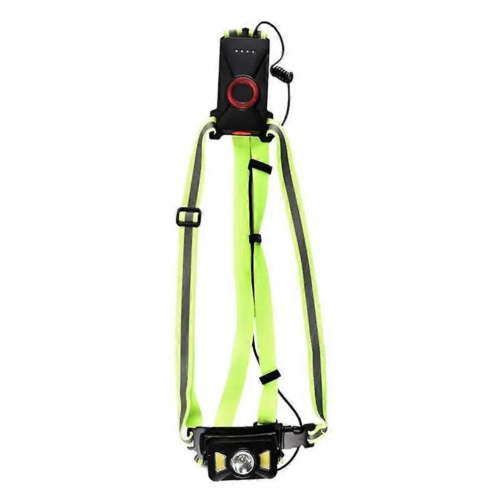 Ultra Bright LED Running Vest with Rechargeable Battery, Adjustable Beam Angle