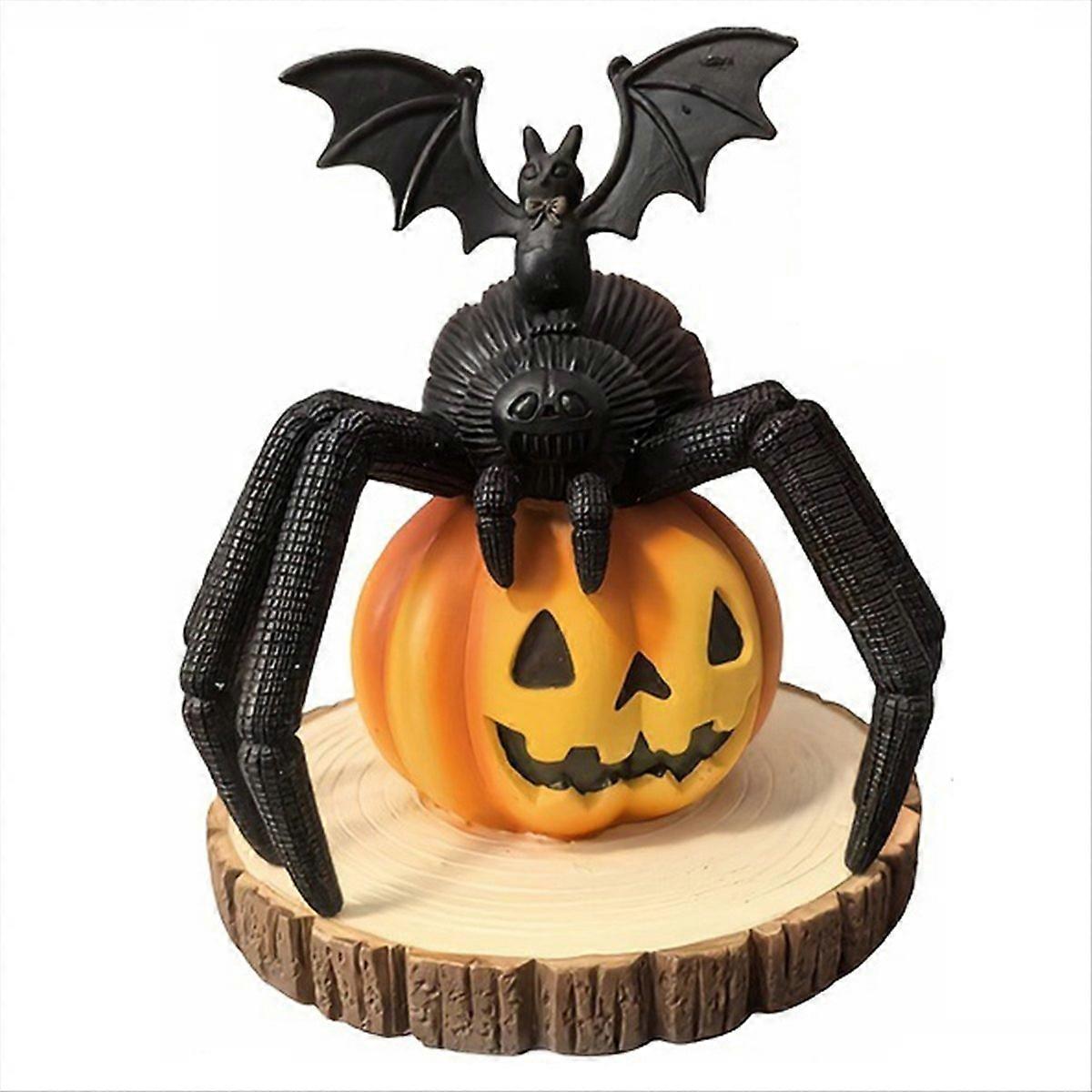Halloween Spider Pumpkins Decorations for Fall Halloween Home Decor