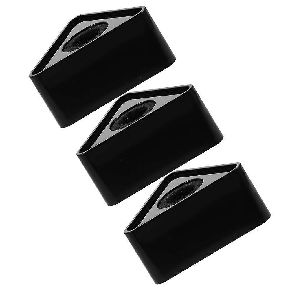 Mic Flags Plastic Microphone Logo for Interview Station 12Pcs Set