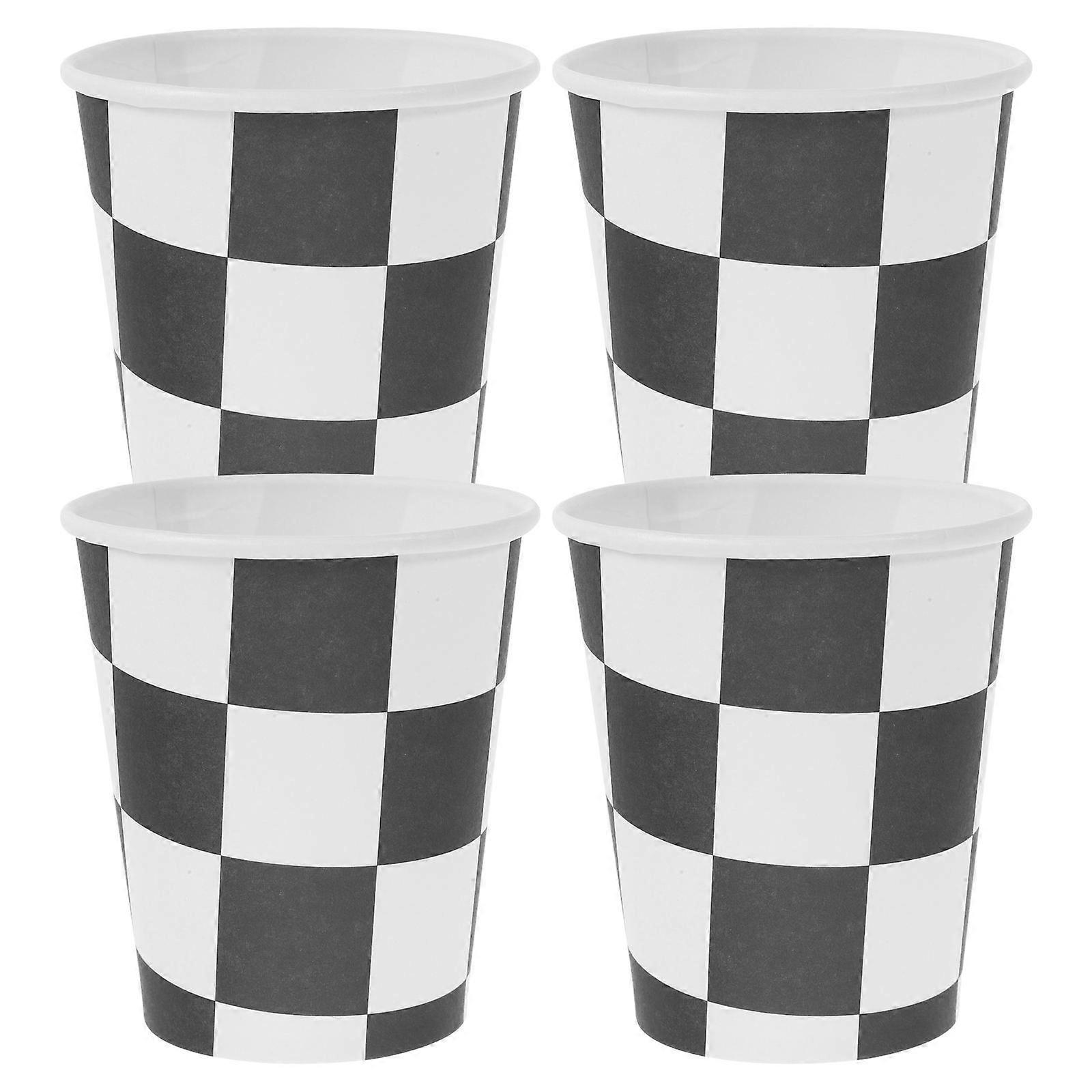 Racing Party Paper Cups for Tea Drinking 20Pcs Disposable Cups