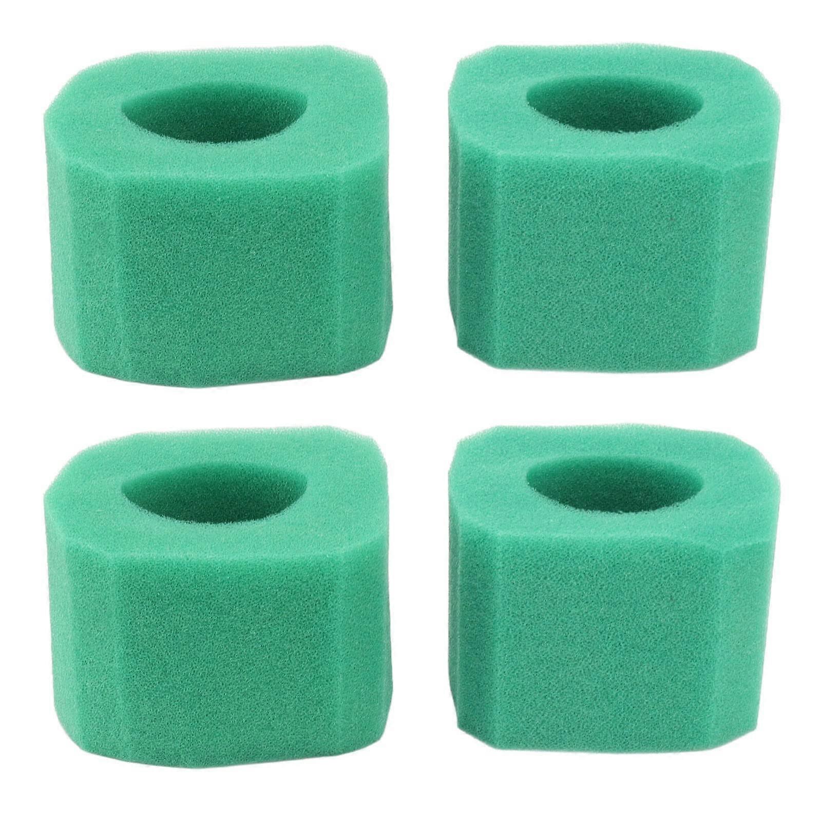 4Pcs Pool Filter Sponge Cartridge, Durable Reusable Foam, Washable Spa and Pool Pump Replacement