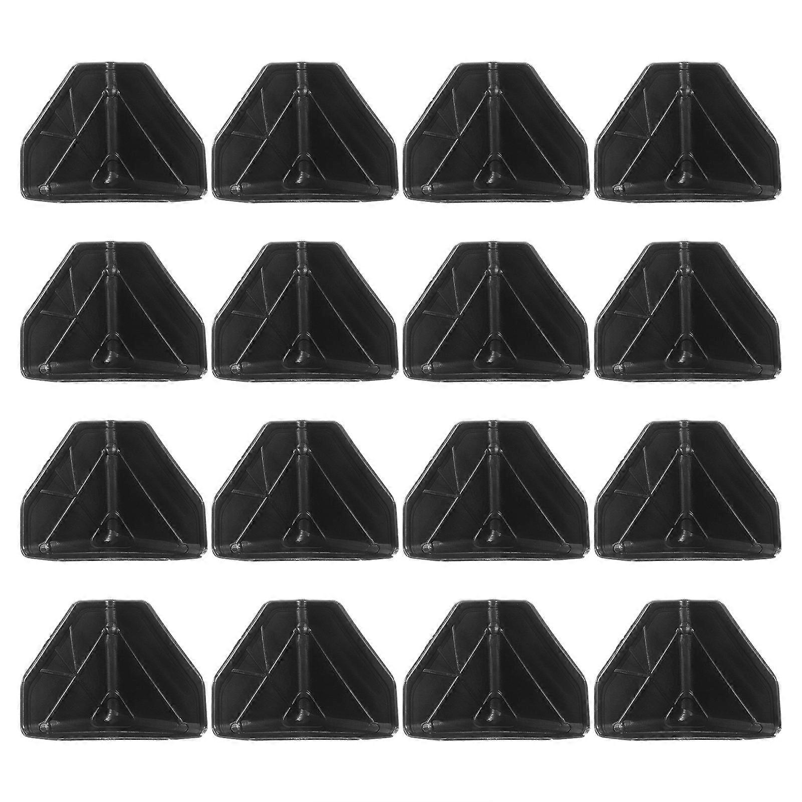 Black Corner Protector Plastic Protectors for Home Use 100Pcs Box Corners