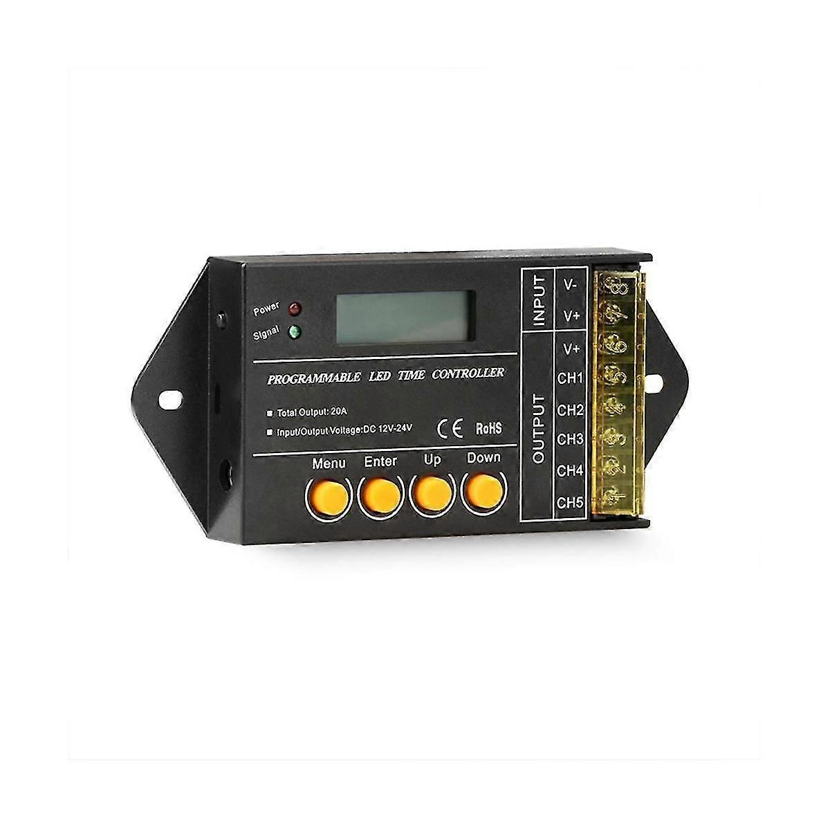 New Tc420- Mini Timer Program Controller For 5ch Light, 20a Total Output Max.