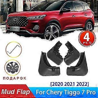4x For Chery Tiggo 7 Pro 2020 2021 2022 Skvettskjermer Foran Bak Anti-sprut Oppgradert Skvettskjermer Skjerm Skvettlapper Biltilbehør