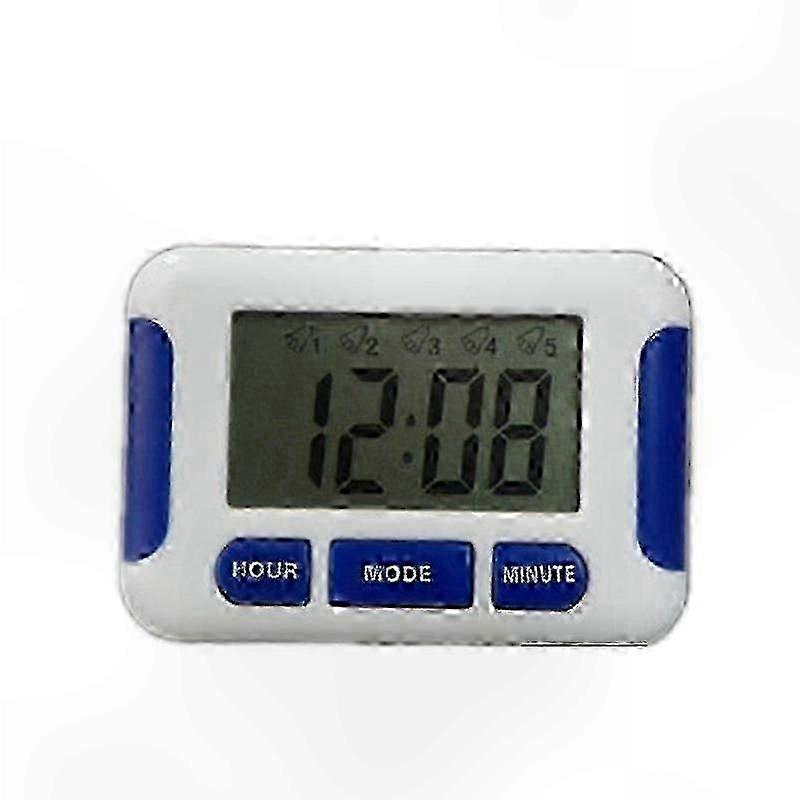 Pill Reminder Timer with Multiple Alarms, Blue