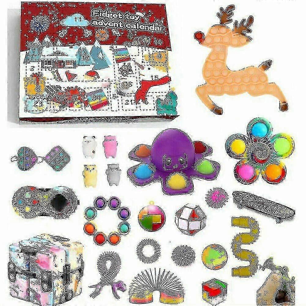 Spielzeug 24 Tage Weihnachtskalender Countdown Blind Boxes @bugu GZDGV