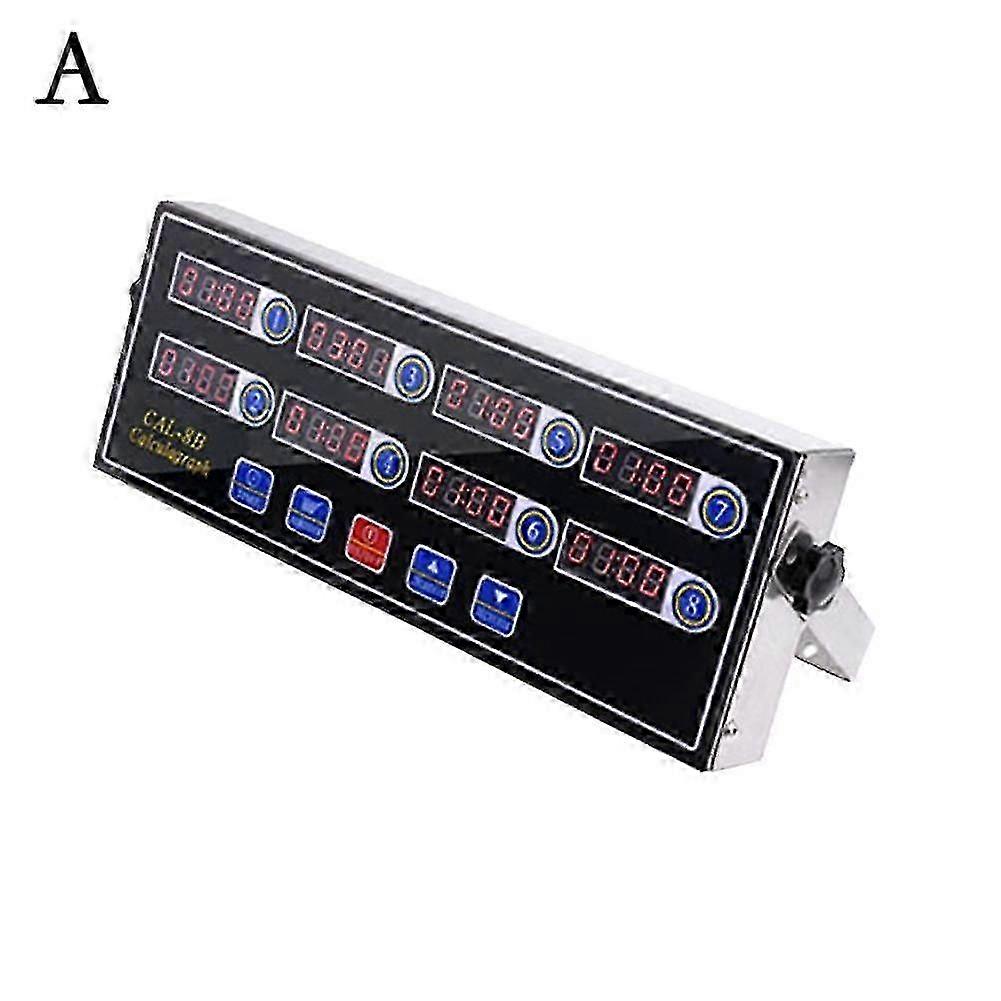 Kitchen Timer with 8 Digital Channels, Professional Stainless Steel