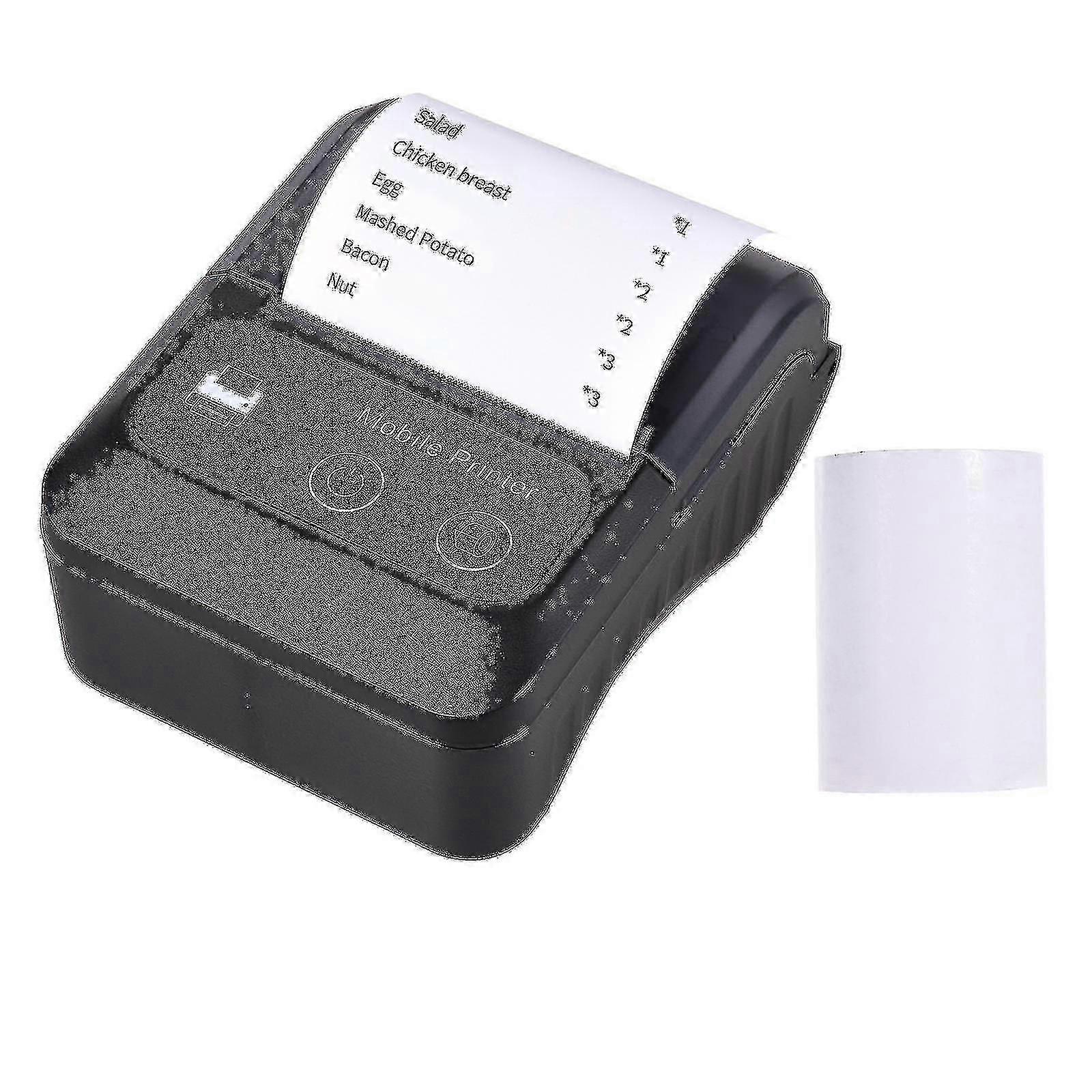 Portable Wireless BT Thermal Receipt Printer - Mini Mobile POS Printer, ESC/POS Supported for Android, iOS, Windows Systems