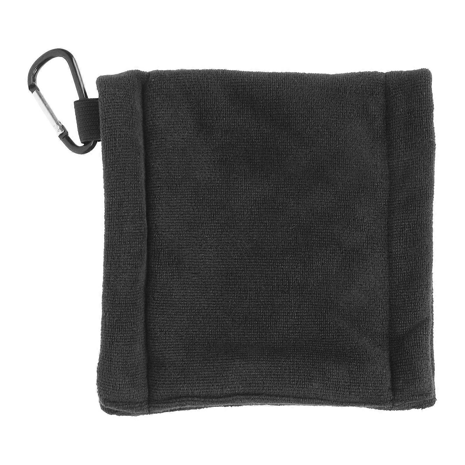 Black Microfiber Golfs Ball Cleaner for