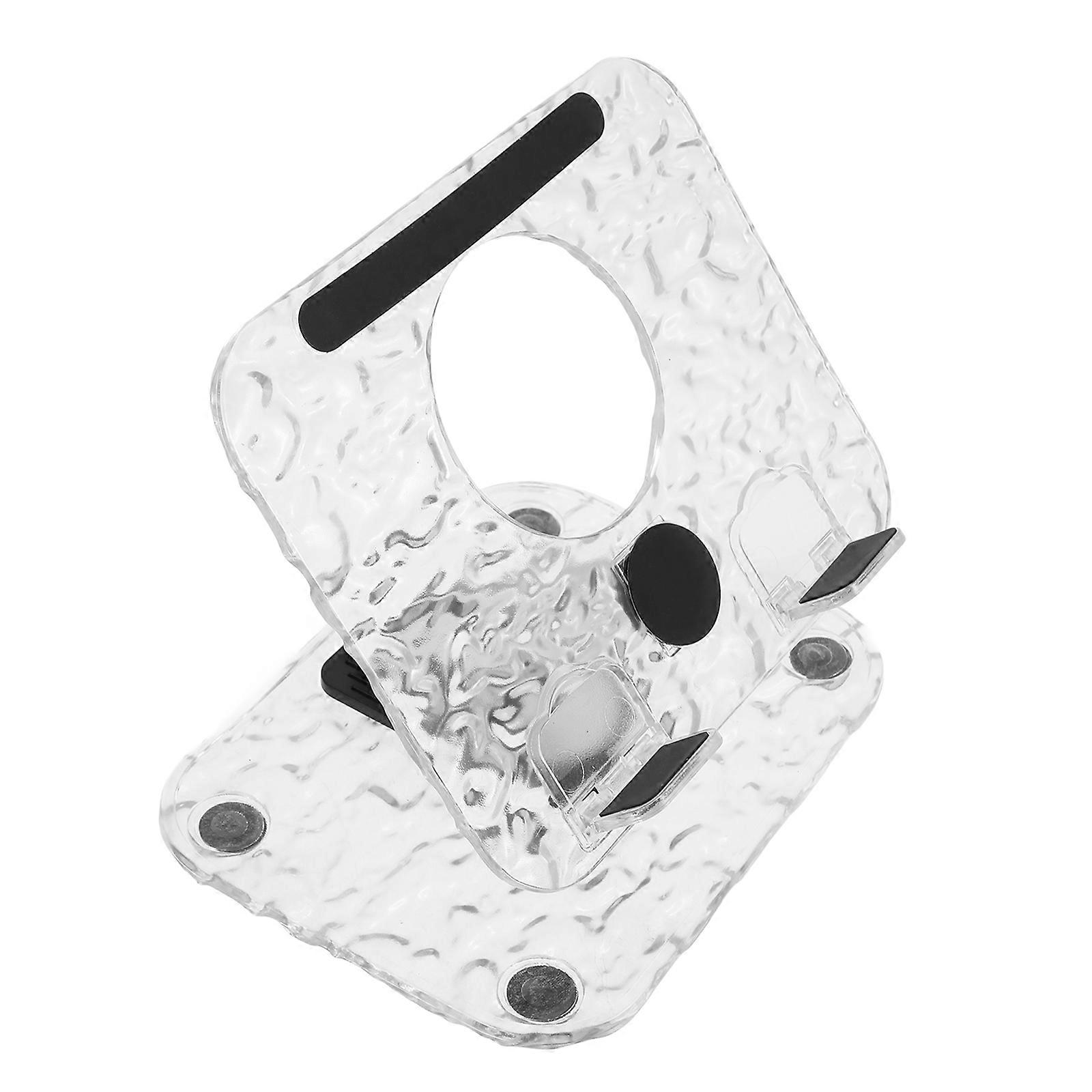 Acrylic Rotating Tablet Stand Holder for Tablet Foldable Desk Use