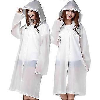 Poncho de lluvia para adultos con capucha y mangas, resistente al desgarro, impermeable y duradero