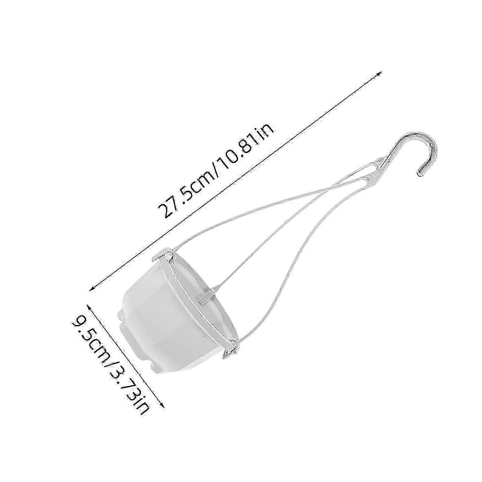 PP Material Hanging Flower Pots, Plastic Planters, 24Sets