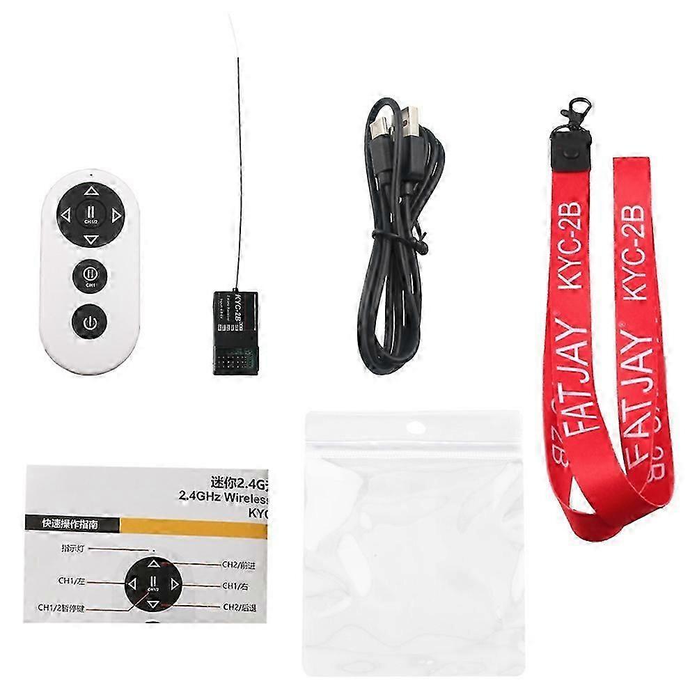2.4G 4-CH Wireless Remote Control with Receiver Mini Wireless Remote ControlCompatible with Transmitter Controller Compatible with Rc Car Boat