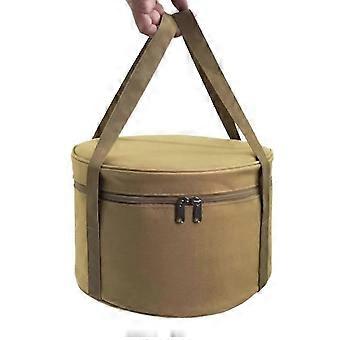 Sac de rangement pour matériel de camping, en tissu Oxford résistant avec doublure épaisse, double fermeture éclair et poignées.