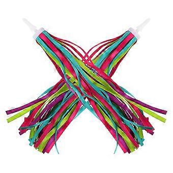 Guirnaldas para manillar de bicicleta para niños, 3 borlas de colores