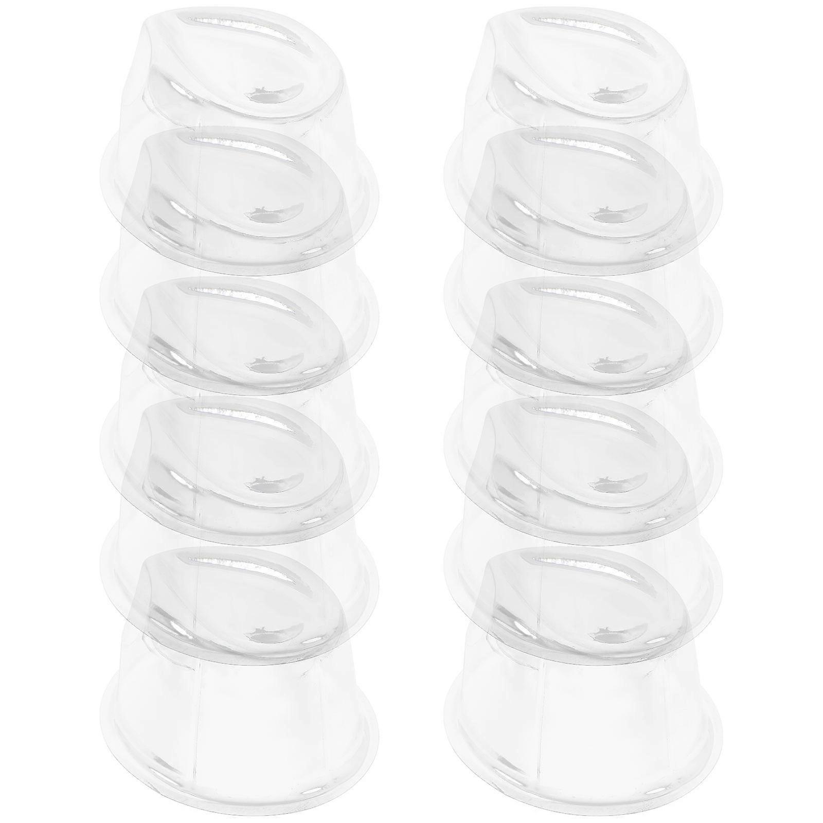 Hat Stand Rack for Display with 20Pcs Transparent Tabletop Holders